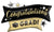 Anagram Mylar & Foil Congratulations Grad Gold Black 38″ Balloon