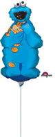 Globo Cookie Monster de 14" (requiere termosellado)