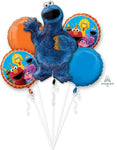 Anagram Mylar & Foil Cookie Monster™ Balloon Bouquet
