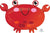 Anagram Mylar & Foil Crab 22″ Foil Balloon
