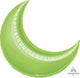 Crescent Moon Lime Green 35″ Balloon