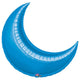 Crescent Moon Blue 26″ Balloon