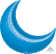 Crescent Moon Blue 35″ Balloon