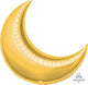 Crescent Moon Gold 26″ Balloon
