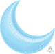 Crescent Moon Pastel Blue 26″ Balloon