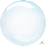 Anagram Mylar & Foil Crystal Clearz™ Blue 18″ Spherical Balloon