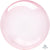 Globo esférico Crystal Clearz™ rosa oscuro de 18″