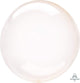 Globo esférico Crystal Clearz™ naranja de 18″