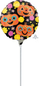 Day of the Dead Pumpkins 9″ Balloon (requires heat-sealing)