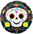 Anagram Mylar & Foil Day of the Dead Skull 18″ Balloon