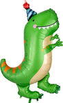 Anagram Mylar & Foil Dinomite Dinosaur T-Rex 34″ Balloon