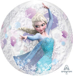 Anagram Mylar & Foil Disney Frozen Clear Snowflake Orbz 16″ Balloon
