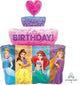 Globo de lámina de Mylar de 28 pulgadas para pastel de varias princesas de Disney