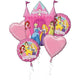 Ramo de 1er cumpleaños de Princesas Disney - 5 Globos