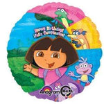 Globo de 18″ de cumpleaños de Dora y sus amigos