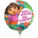 Anagram Mylar & Foil Dora the Explorer Birthday (requires heat-sealing) 9″ Balloon