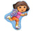 Anagram Mylar & Foil Dora the Explorer Mini Shape Exploring 13″ Balloon