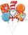 Anagram Mylar & Foil Dr. Seuss Balloon Bouquet