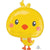 Anagram Mylar & Foil Easter Chicky 28″ Balloon