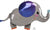 Anagram Mylar & Foil Elephant 34″ Foil Balloon