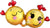 Anagram Mylar & Foil Emoticons in Love 36" Mylar Foil Balloon