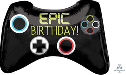 Epic Party Game Controller Globo de lámina de Mylar de 28"