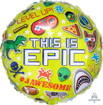 Anagram Mylar & Foil Epic Party This is Epic 17″ Foil Balloon