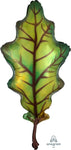 Anagram Mylar & Foil Fall Green Oak Leaf 42″ Balloon