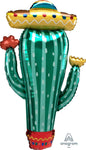 Anagram Mylar & Foil Fiesta Cactus 38″ Balloon