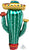 Anagram Mylar & Foil Fiesta Cactus 38″ Balloon