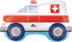 Globo de 33″ de ambulancia de primeros auxilios