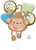 Anagram Mylar & Foil Fisher Price Baby Monkey Balloon Bouquet
