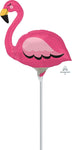 Anagram Mylar & Foil Flamingo 11″ Balloon (requires heat-sealing)