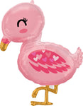 Anagram Mylar & Foil Flamingo Baby 32″ Balloon