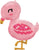 Anagram Mylar & Foil Flamingo Baby 32″ Balloon