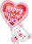 Anagram Mylar & Foil Floating Valentine's Bear 31″ Balloon