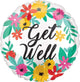 Floral Get Well 18″ Balloon