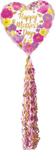 Floral Happy Mother's Day Airwalker 84″ Balloon