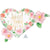 Anagram Mylar & Foil Floral Sweet Baby Girl 20″ Balloon