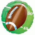 Anagram Mylar & Foil Football Over 50 Yard Line 18″ Foil Balloon