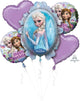 Ramo de globos de cumpleaños de Frozen