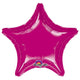 Fuchsia Star 32″ Balloon (3 count)