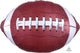 Globo de aluminio Game Time Football de 31"