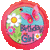 Garden Birthday Girl 18″ Balloon