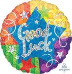 Anagram Mylar & Foil Good Luck Confetti Streamers 28″ Balloon