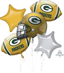 Anagram Mylar & Foil Green Bay Packers Balloon Bouquet Set