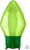 Anagram Mylar & Foil Green Christmas Light Bulb 22″ Balloon