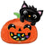 Anagram Mylar & Foil Halloween Cat and Candy Pumpkin 25″ Balloon