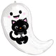 Halloween Ghost Kitty 19″ Balloon