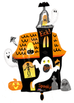 Anagram Mylar & Foil Halloween Haunted House 33″ Balloon